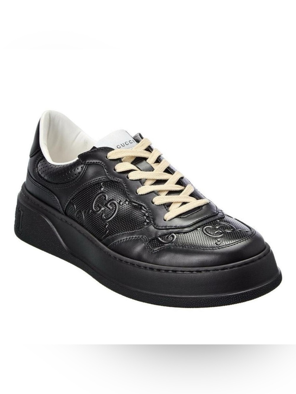 Gucci GG embossed
Leather sneakers size 10
US made in Italy
